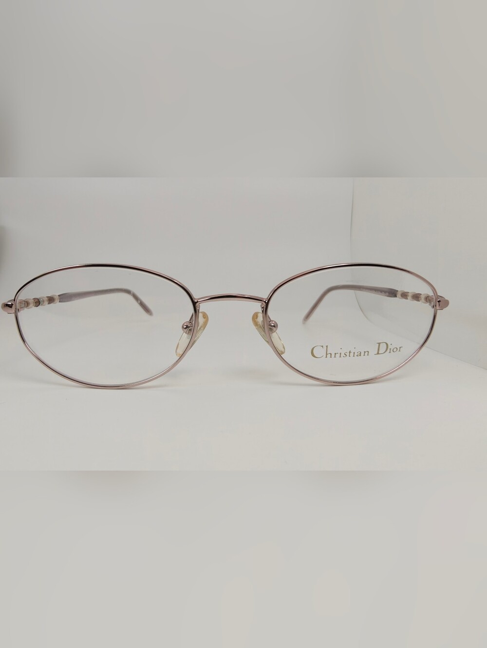 Dior CD 3584. Rose Gold. Fault. Women's Light Rose Gold Oval Glasses